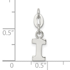 Sophia Jewelers Sterling Silver 925 Initial I Charm in Solid Cast Design