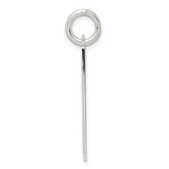 Sophia Jewelers Sterling Silver 925 Polished Dog Tag Pendant with Anti-Tarnish Finish