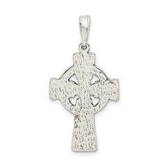 Sterling Silver 925 Antiqued Celtic Cross Pendant Vintage Charm