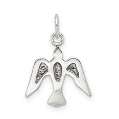 925 Sterling Silver Antiqued Dove Charm Vintage Inspired Pendant