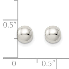 Sophia Jewelers Sterling Silver Polished Hollow Bead Set with Anti-Tarnish Finish Unisex