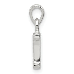 Sophia Jewelers 925 Sterling Silver CZ I Initial Pendant Anti-Tarnish Elegant Design