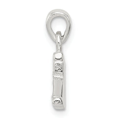 Sophia Jewelers Sterling Silver CZ Initial K Pendant with Anti-Tarnish Coating