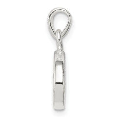 Sophia Jewelers Sterling Silver CZ Initial O Pendant Anti-Tarnish Charm