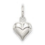 Sterling Silver Puff Heart Charm