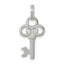 Sterling Silver Key Charm