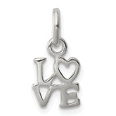 Sterling Silver Love Charm