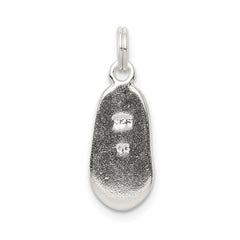 Sterling Silver 925 Shoe Charm with Polished Anti-Tarnish Finish
