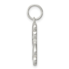 Sterling Silver 925 Panda Bear Charm with Enamel Finish for Kids