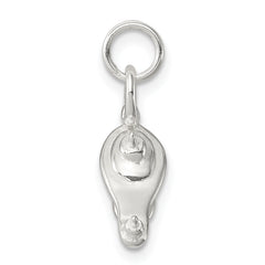 Sterling Silver 925 Genie Lamp Charm with Anti-Tarnish Finish