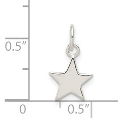 Sophia Jewelers 925 Sterling Silver Star Charm with Anti-Tarnish Finish