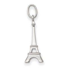 Sophia Jewelers 925 Sterling Silver Polished Eiffel Tower 3D Charm Pendant