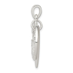 Sterling Silver 925 Dolphin Pendant with Mother of Pearl Elegance
