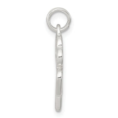 Sophia Jewelers Sterling Silver Four Leaf Clover Charm Polished Finish