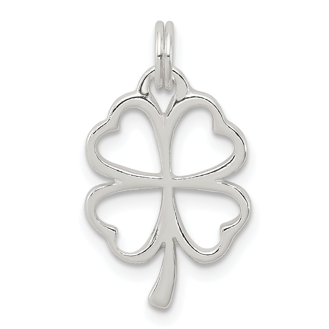 Sterling Silver Four Leaf Clover Charm