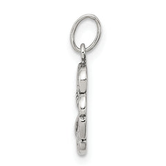 Sterling Silver 925 Antiqued Clover Charm Vintage Inspired by Sophia Jewelers