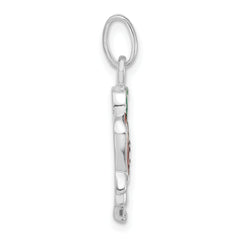 Sophia Jewelers Unisex 925 Sterling Silver Red Enamel Pepper Charm