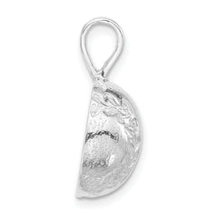 Sophia Jewelers Polished Sterling Silver Baseball Charm Unisex Jewelry