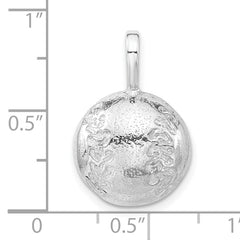 Sophia Jewelers Polished Sterling Silver Baseball Charm Unisex Jewelry