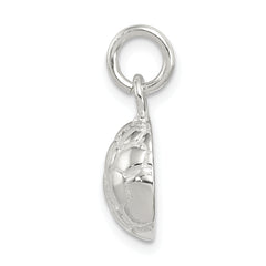 Sterling Silver 925 Soccer Ball Charm with Polished Anti-Tarnish Finish