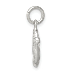 Sterling Silver Baseball Glove & Bat Charm Polished Solid Anti-Tarnish