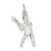 Sterling Silver Baseball Batter Charm