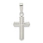 Sterling Silver Polished Cross Pendant