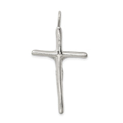 Sterling Silver 925 Crucifix Pendant with Polished Anti-Tarnish Finish