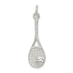 Sterling Silver Tennis Racquet Charm