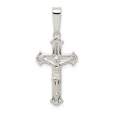 Sterling Silver Polished Crucifix Pendant