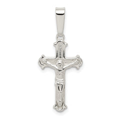Sterling Silver Polished Crucifix Pendant