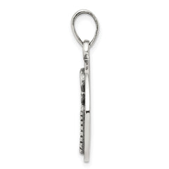 Sophia Jewelers Sterling Silver Scorpio Zodiac Pendant with Antique Finish