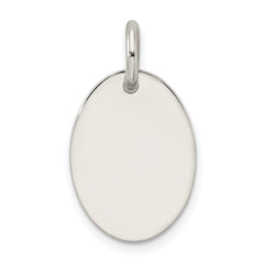 Sterling Silver 925 Love Pendant with Polished Enamel Finish