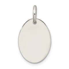 Sterling Silver 925 Faith Pendant with Polished Enamel Finish