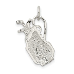 Sophia Jewelers Men's Polished Sterling Silver Golf Bag Charm
