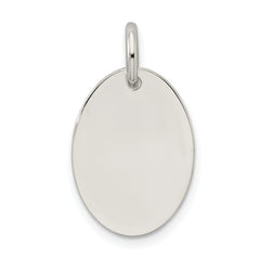 Sophia Jewelers 925 Sterling Silver Polished Hope Pendant with Enamel Detailing