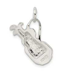 Sterling Silver 925 Men's Golf Bag Charm Polished Anti-Tarnish