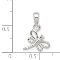Sophia Jewelers Sterling Silver 925 Dragonfly Pendant with Polished Finish