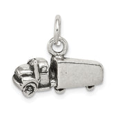 Sterling Silver Antiqued Truck Charm