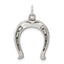 Sterling Silver Antiqued Horseshoe Charm