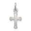 Sterling Silver Polished Cross Charm