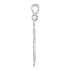 Sophia Jewelers Sterling Silver 925 Unisex S Design Polished Cross Pendant