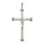 Crucifix Pendant in Sterling Silver, 56mm Textured - Sophia Jewelers