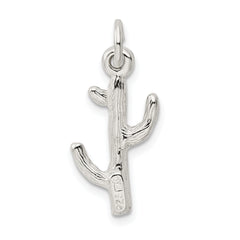 Sophia Jewelers 925 Sterling Silver 3D Cactus Charm Polished Finish