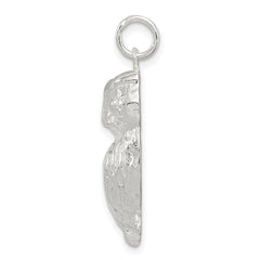 Sophia Jewelers 925 Sterling Silver Solid Owl Charm with Anti-Tarnish Coating