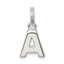 Sterling Silver Letter A Initial Charm