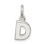 Sterling Silver Letter D Initial Charm