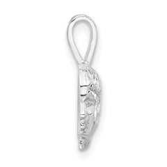 Sophia Jewelers 925 Sterling Silver Polished Girl Pendant for Women