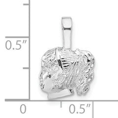 Sophia Jewelers 925 Sterling Silver Polished Girl Pendant for Women