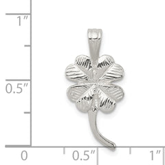 Sophia Jewelers 925 Sterling Silver Polished 4-Leaf Clover Charm